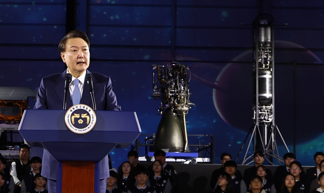 Presiden Yoon: Mari Wujudkan Republik Korea Menjadi Negara Maju dalam Ekonomi Antariksa
