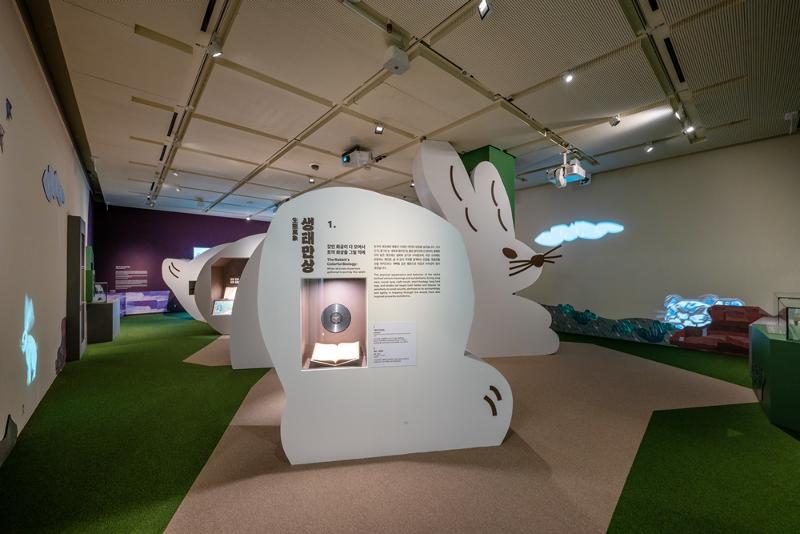 Museum Nasional Rakyat Korea menyelenggarakan pameran khusus bertajuk Here Comes a Rabbit hingga 6 Maret mendatang untuk menyambut Tahun Kelinci. (Museum Nasional Rakyat Korea) 