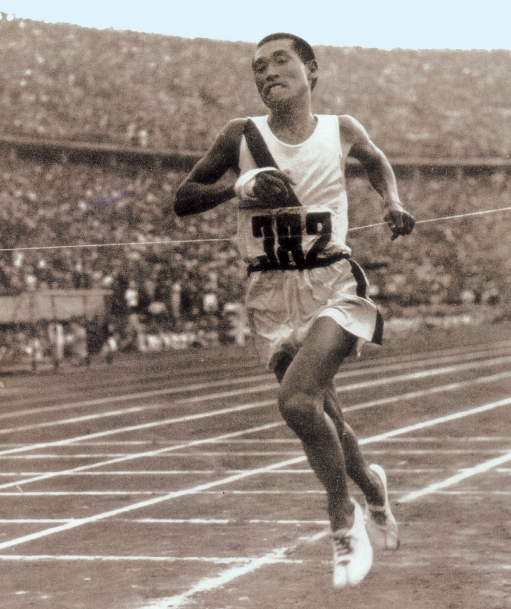 Son Ki-Jeong, pemenang maraton di Olimpiade ke-11 di Berlin 