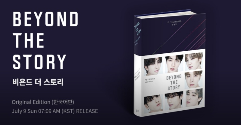 Sampul buku Beyond the Story: 10-Year Record of BTS. (Twitter resmi BTS)