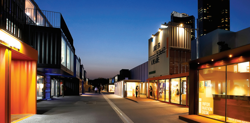 Seongsu-dong, a handmade shoe factory zone in the past, has been transformed into a popular cultural space for young artists.