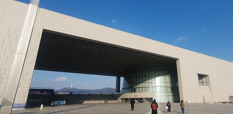 Museum Nasional Korea yang terletak di Yongsan-gu, Seoul. (Lee Kyoung Mi)