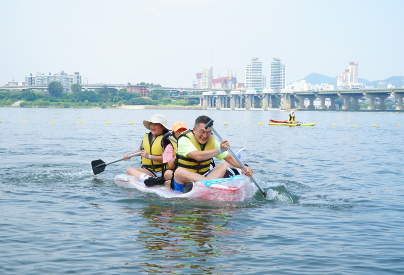 Ilustrasi Hangang Ship Race yang akan digelar pada tanggal 10-11 Agustus 2024 di Taman Hangang Jamsil. 