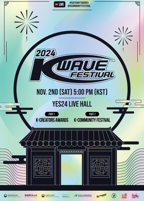 Poster resmi gelaran K-Wave Festival. (Kementerian Kebudayaan, Olahraga, dan Pariwisata)  