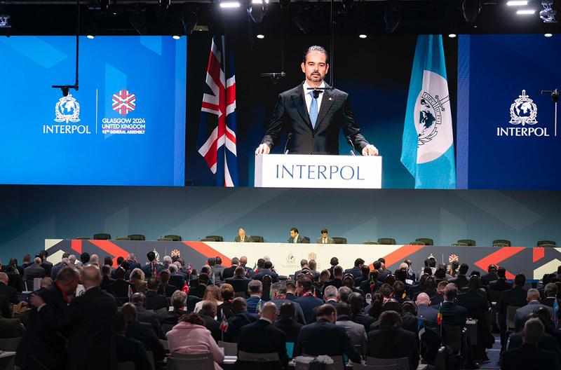 Badan Kepolisian Nasional Korea mengungkapkan pada tanggal 8 November 2024 bahwa Korea telah memastikan diri sebagai tuan rumah sidang umum INTERPOL tahun 2029 melalui sidang umum INTERPOL ke-92 yang digelar pada tanggal 7 November 2024 (waktu setempat) di Glasgow, Inggris. Foto di atas menunjukkan Sekretaris Jenderal INTERPOL Valdecy Urquiza yang baru terpiih pada sidang umum tahun 2024 yang digelar tanggal 5 November 2024. (laman resmi INTERPOL)