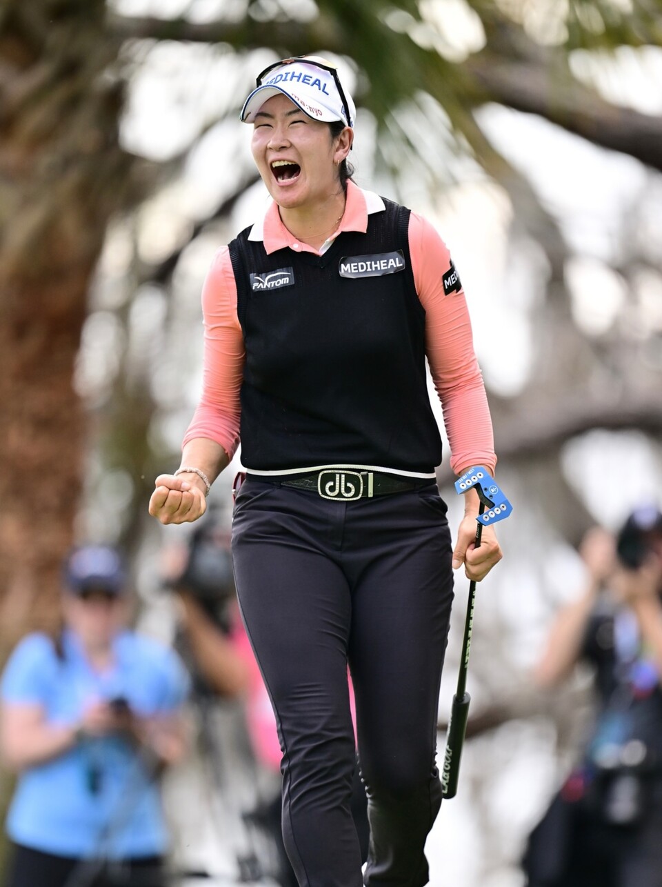 Kim A Lim meraih juara Hilton Grand Vacations Tournament of Champions pada tanggal 3 Februari 2025 dengan skor akhir 20-under 268. Turnamen tersebut digelar di Lake Nona Golf and Country Club, Florida, Amerika Serikat. (Instagram resmi LPGA)  