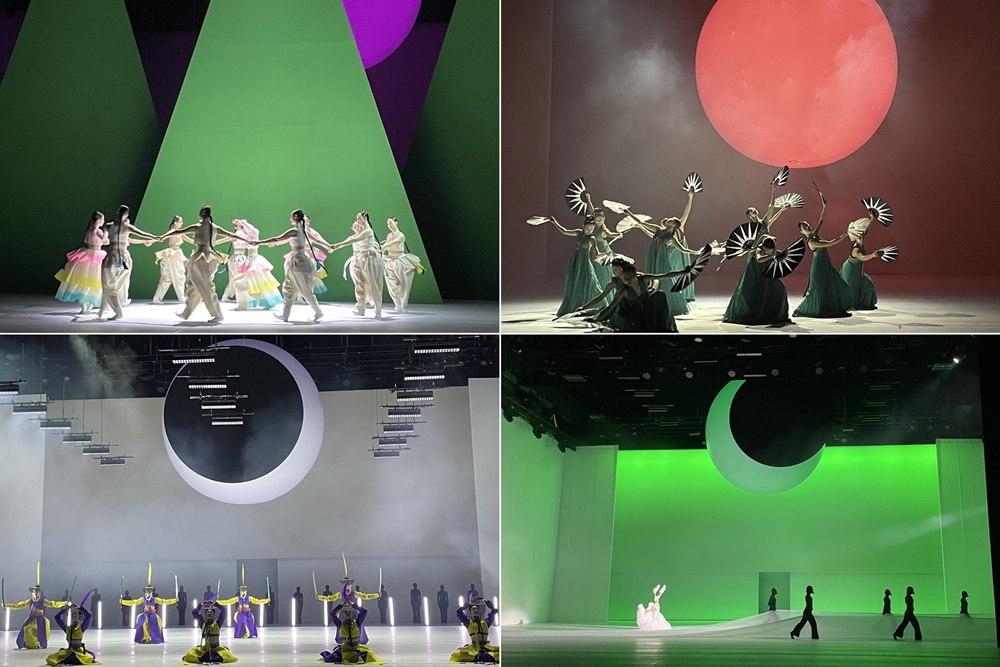 Pertunjukan Paradise merupakan karya baru National Dance Company of Korea tahun 2025 yang ditampilkan secara terbatas untuk pertama kalinya pada tanggal 2 April 2025 di Haeoreum Grand Theater, Teater Nasional Korea, Jung-gu, Seoul. (Kang Gahui)