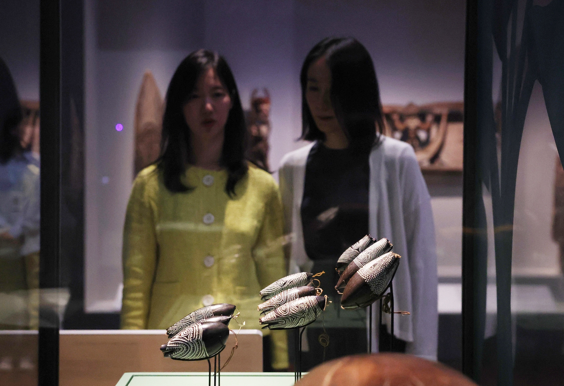 Marupai yang dipamerkan di pameran tersebut dipercaya memiliki kekuatan magis. Ini dibuat dengan memahat batok kelapa secara halus lalu melapisinya dengan kapur.