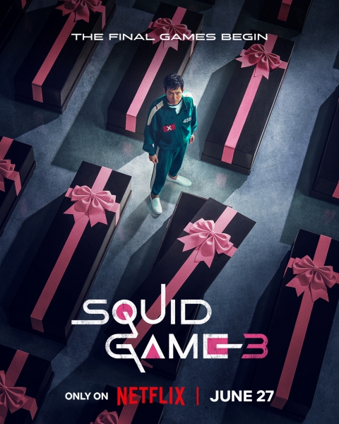 Poster resmi Squid Game 3. (Facebook resmi Netflix) 
