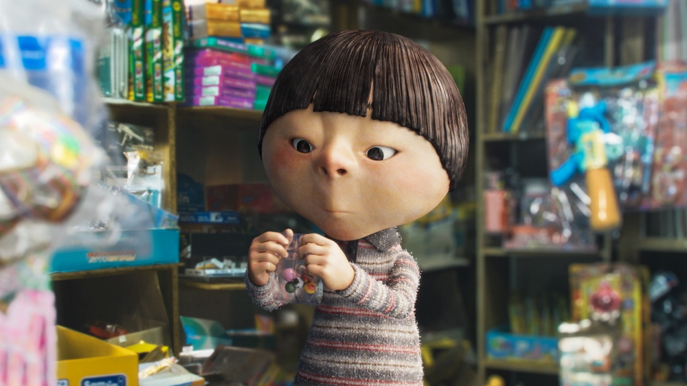 Film animasi Magic Candies tayang perdana di Korea pada tanggal 28 Mei 2025. Film tersebut masuk ke dalam nominasi Academy Award (Oscar) pada kategori Film Pendek Animasi Terbaik. Foto di atas menunjukkan potongan adegan saat Dong-dong membeli permen bulat di toko. (Lotte Cultureworks)
