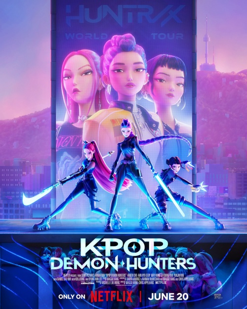 Poster resmi K-pop Demon Hunters. (Netflix)  