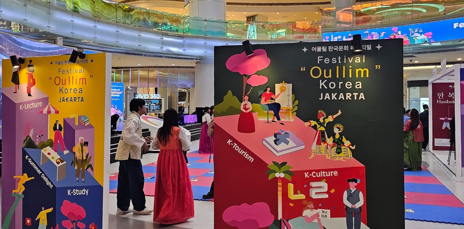 Foto di atas menunjukkan Festival Oullim Korea yang digelar di Jakarta pada bulan Juni 2025 lalu. (Korean Cultural Center Indonesia)