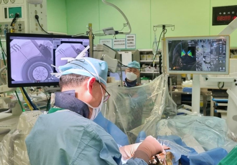 Tim peneliti Korea telah memastikan keamanan dan efektivitas terapi sel dopamin yang berasal dari sel punca embrio untuk pengobatan pasien Parkinson. Foto menunjukkan proses operasi transplantasi otak dengan terapi sel dopamin yang digunakan dalam uji klinis. (Rumah Sakit Severance)