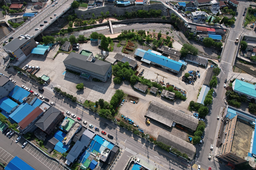 Foto di atas menunjukkan panorama Tambang Batu Bara Dogye yang terletak di Kota Samcheok, Provinsi Gangwon. (Pemerintah Kota Samcheok) 
