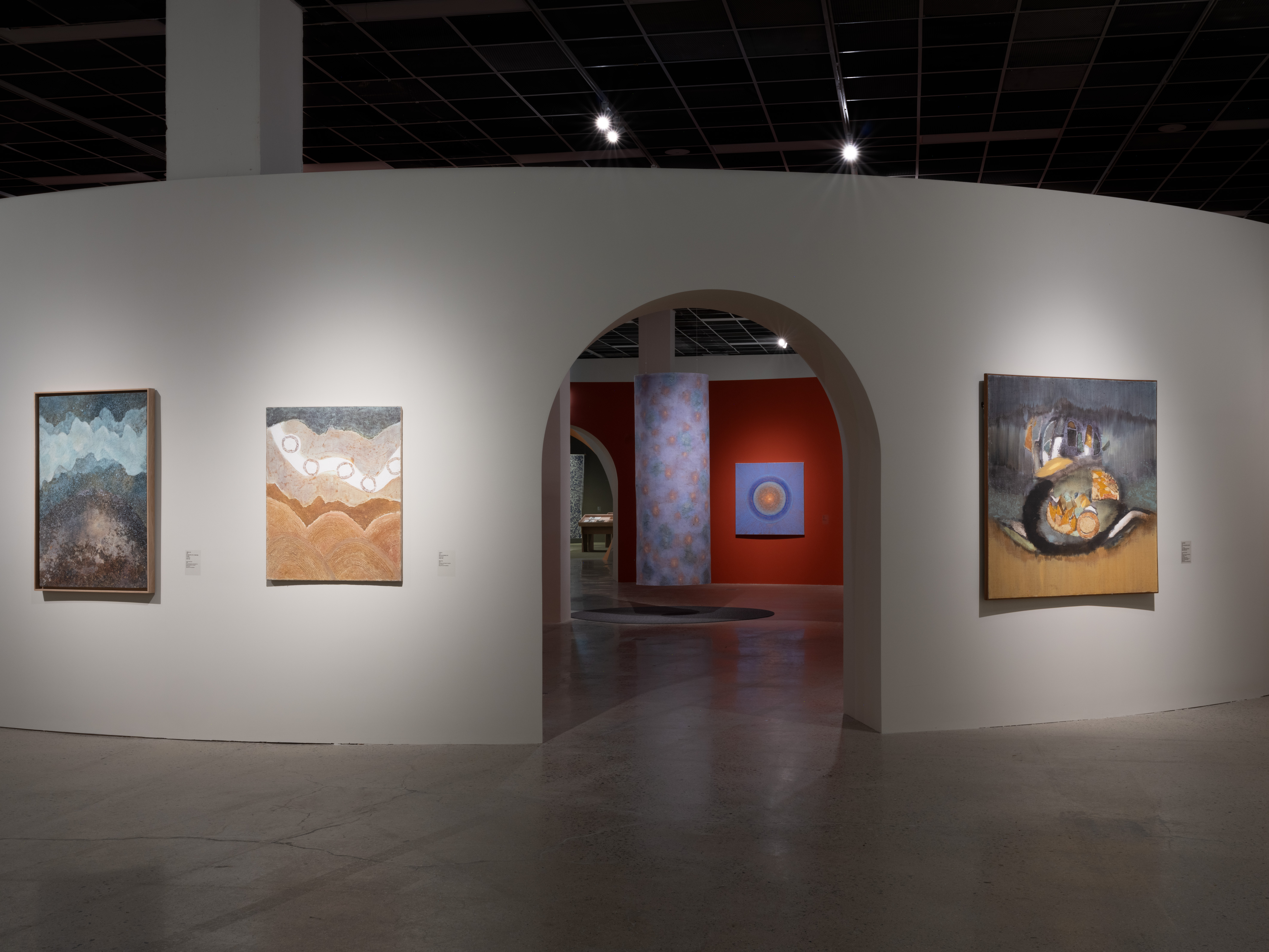 Potret pameran Bang Hai Ja: Sowing Light Across Heaven and Earth yang digelar hingga tanggal 27 September 2026 di Museum Seni dan Kontemporer Nasional cabang Kota Cheongju. (Museum Seni dan Kontemporer Nasional)  