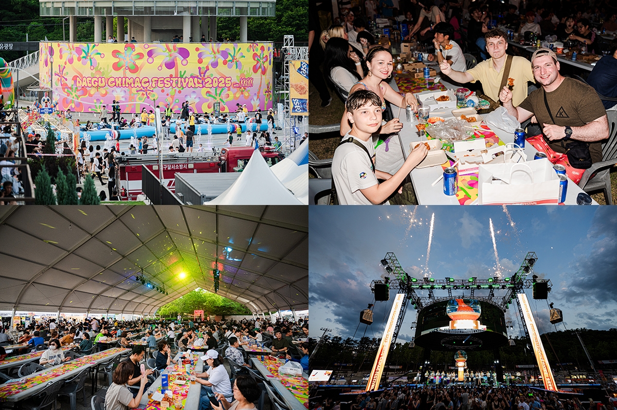 Suasana Festival Chimac Daegu 2025 yang digelar di Dalseo-gu, Daegu, pada tanggal 2&ndash;6 Juli 2025. (Pemerintah Kota Daegu)
