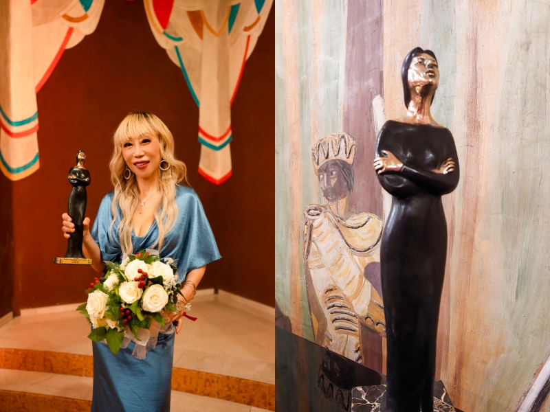 Soprano Sumi Jo menerima Penghargaan Internasional Maria Callas pada tanggal 2 Agustus 2026 (waktu setempat) di Verona, Italia. (PRM)