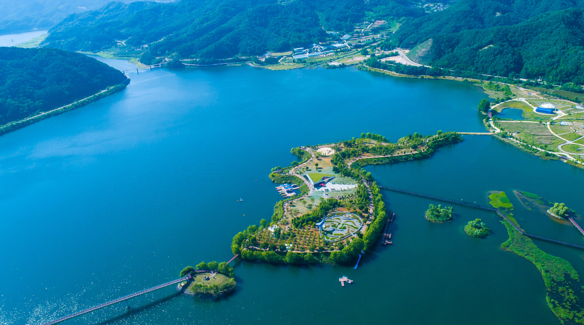 Pulau Hanbando di Yanggu-gun, Provinsi Gangwon. (Pemerintah Yanggu-gun)  