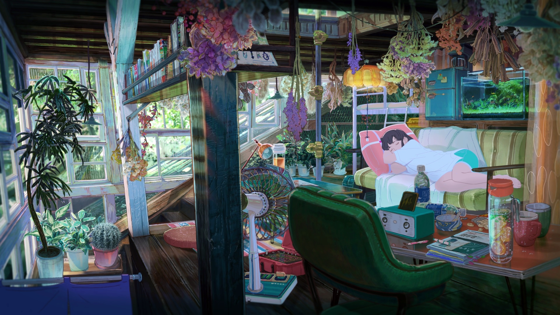 Salah satu adegan dalam A New Dawn, film panjang debut sutradara Yoshitoshi Shinomiya yang ditayangkan dalam program Japanese Animation Special: Masterpieces of Madness, Exhilarating Prospects 12+1 pada Festival Film Internasional Busan ke-31.