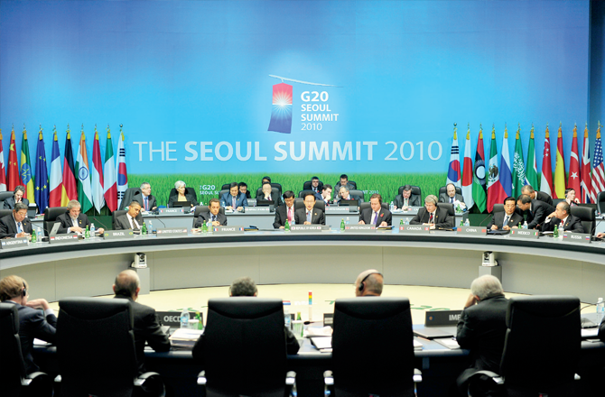Konferensi Tingkat Tinggi G20 diadakan di Kota Seoul pada tahun 2010
