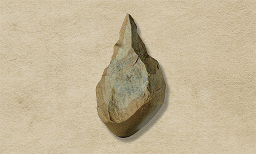 Perangkat multifungsi zaman paleolitik yang ditemukan di Jeongok-ri, Yeoncheongun, Provinsi Gyeongg