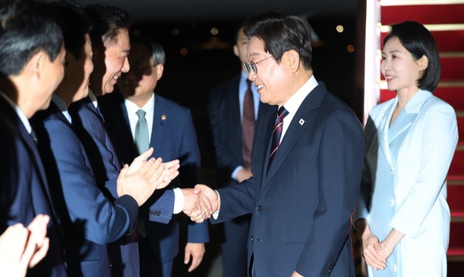 Presiden Lee Kembali ke Korea Setelah Selesaikan Jadwal KTT G7