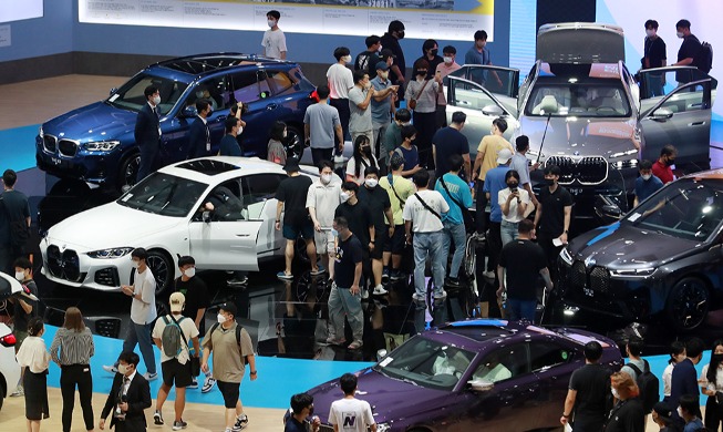 Hari Pertama Pembukaan 'Pameran Motor Internasional Busan 2022'