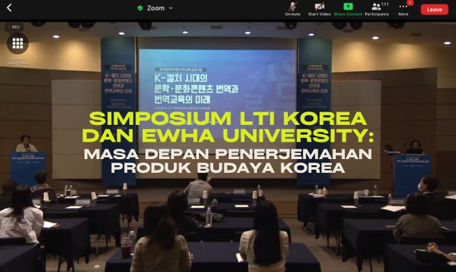 Simposium LTI Korea dan Ewha University Bahas Masa Depan Penerjemahan Produk Budaya Korea
