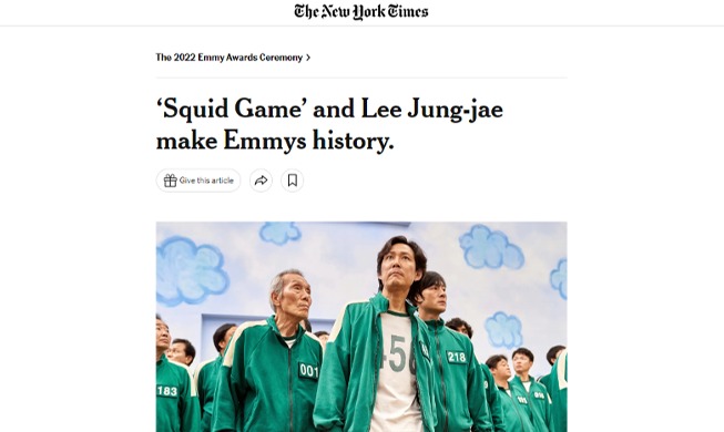 Berbagai Media Asing Menyoroti Pencapaian Bersejarah Squid Game di Emmy Awards