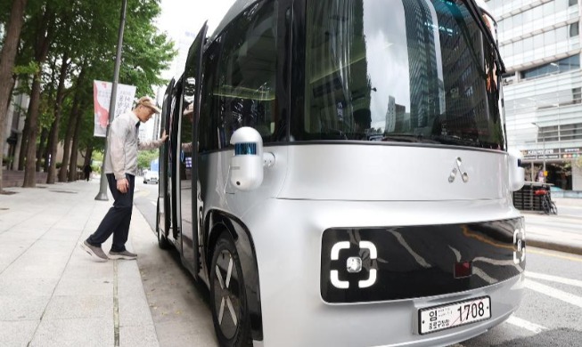 Bus Tanpa Awak Resmi Beroperasi di Cheonggyecheon Mulai 23 September 2025
