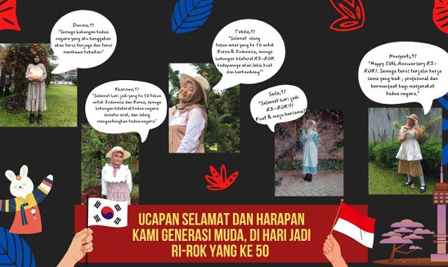 Ucapan Selamat dan Harapan Generasi Muda Pada Peringatan 50 Tahun Hubungan Diplomatik...