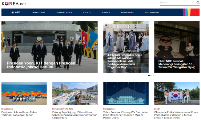 Korea.net Mulai Layanan Bahasa Indonesia