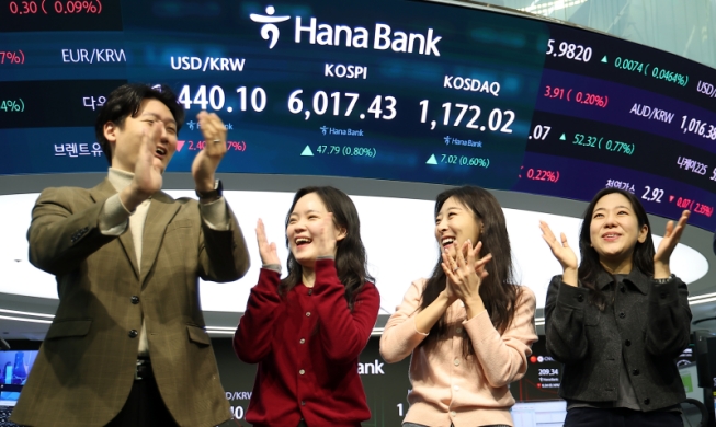 KOSPI Tembus Level 6.000 untuk Pertama Kalinya dalam Sejarah