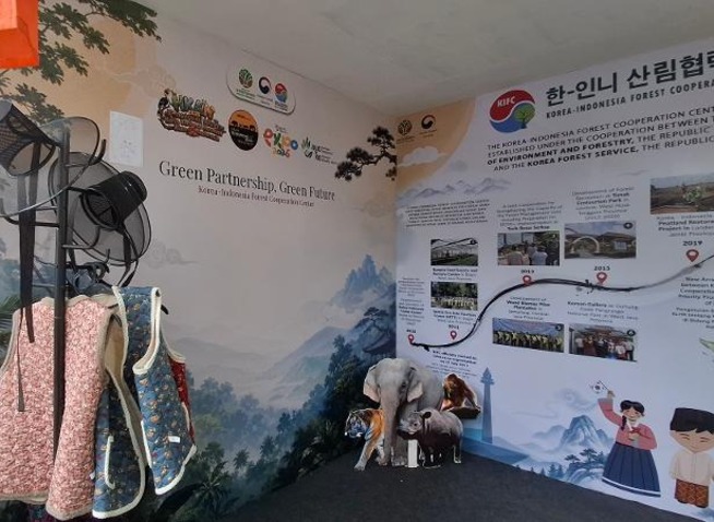 Mengenal Kerja Sama Kehutanan Korea-Indonesia Melalui Stan KIFC di Perayaan HKAN 2026