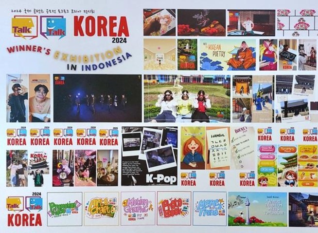 Mengunjungi Pameran Karya Pemenang Kontes Talk Talk Korea 2024 di Jakarta