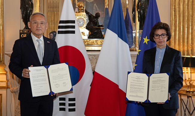 Korea dan Prancis Tanda Tangani LOI untuk Sambut 140 Tahun Hubungan Diplomatik