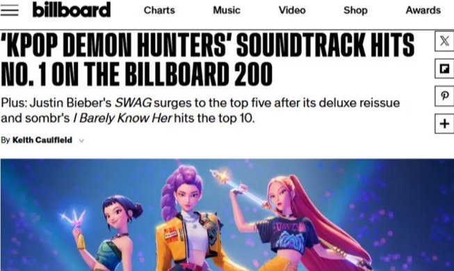 OST KPop Demon Hunters Kuasai Billboard 200 Setelah Puncaki Hot 100