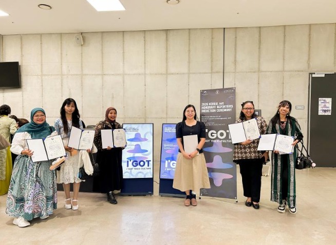 Menghadiri Pelantikan Wartawan Kehormatan Korea.net 2026 Langsung di Korea