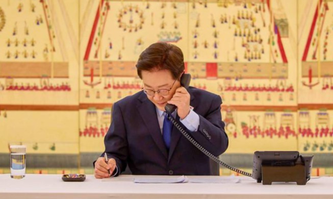 Presiden Lee dan Presiden Trump Diskusikan Perdamaian di Semenanjung Korea