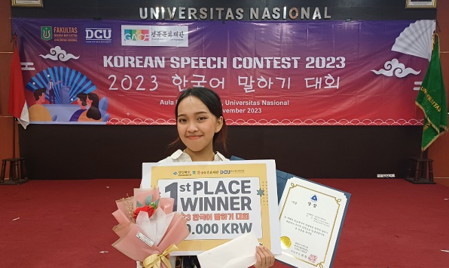 Menilik Kisah Naomi, Mahasiswa Baru UNAS Pemenang Juara 1 Korean Speech Contest 2023
