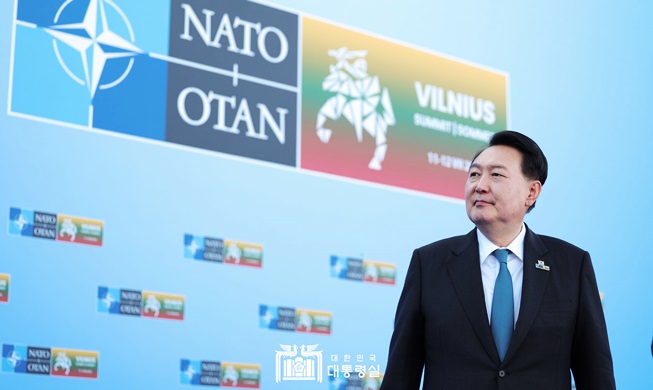 Presiden Yoon Berpidato pada KTT NATO