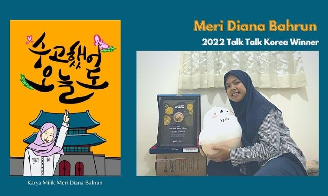 Cerita Meri Diana Bahrun, Juara 2 Hangeul Calligraphy Contest Talk Talk Korea 2022 dari Indonesia