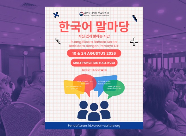 Ruang Bicara Bahasa Korea KCCI Ajak Peserta Diskusi Masa Depan dalam Bahasa Korea