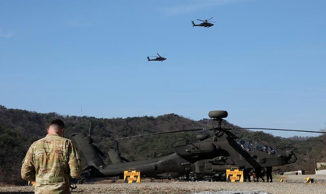 Korea dan AS Lakukan Pelatihan Helikopter Bersama