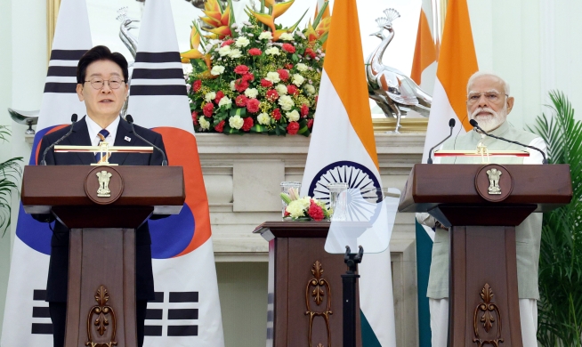 Presiden Lee Gelar Pertemuan Puncak dengan PM India