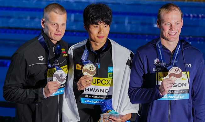 Hwang Sun-woo Raih Juara Dunia Renang Gaya Bebas 200 Meter