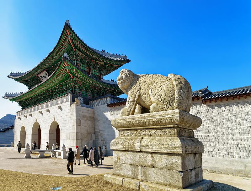 Badan Administrasi Budaya dan Pemerintah Kota Seoul memperkirakan bahwa hasil restorasi woldae di depan Istana Gyeongbokgung akan bisa dibuka pada tahun ini. (iStock Photo) 