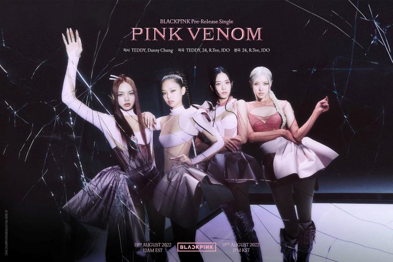 Poster Pink Venom yang lagu baru Blackpink pada 19 Agustus (Facebook YG Entertainment)