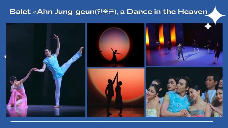 Beberapa cuplikan dari pertunjukan balet Ahn Jung Geun, a Dance in the Heaven