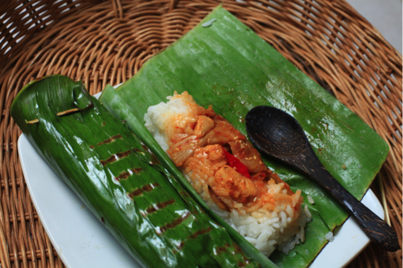 Nasi liwet bakar ayam kimci (Monthi Rosselini)